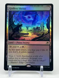 Godless Shrine - Edge of Eternities - FOIL - #0254 - MTG - Magic The Gathering - Image 1