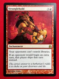 MTG 1X Stranglehold X1 Commander Magic - NM - Image 1