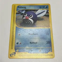 Poliwag 125/165 Common Expedition Base Set Pokemon NM Pokemon Card - Image 2