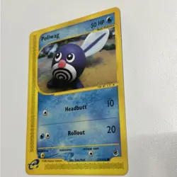 Poliwag 125/165 Common Expedition Base Set Pokemon NM Pokemon Card - Image 3