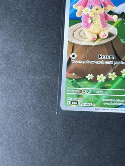 Pokemon TCG Audino 151/086 SV Black Bolt Illustration Rare Card - Image 4