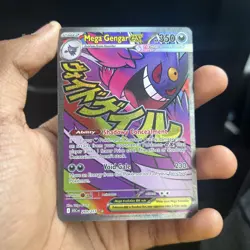 Mega Gengar EX 269/217 Full Art Holo Pokemon Card 350 HP 230 Attack Psychic - Image 1
