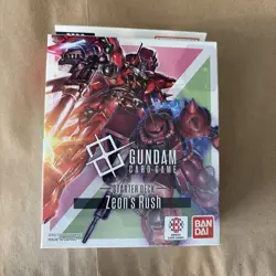 ST03 Gundam Card Game Starter Deck Zeon’s Rush NEW SEALED 2016 - Image 1