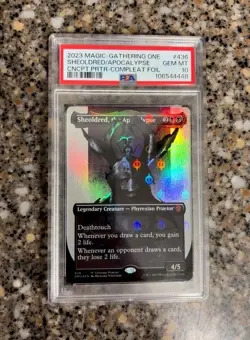 Sheoldred, the Apocalypse - Concept Praetor Step and Compleat Foil PSA 10 MTG - Image 1