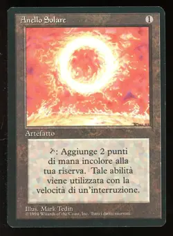 1994 FBB {Italian} Sol Ring ~ Vintage MTG/Magic ~ NEAR MINT+ Condition - Image 1