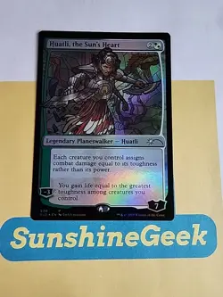 Huatli, the Sun's Heart (Stained Glass) Secret Lair Drop Foil - Image 1