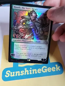 Huatli, the Sun's Heart (Stained Glass) Secret Lair Drop Foil - Image 2