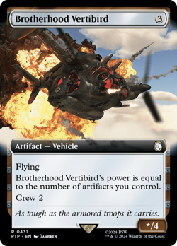 Brotherhood Vertibird (Extended Art) [Fallout] Near Mint - Image 1
