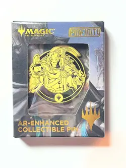 MTG Ajani Pinfinity AR Collectable Pin Magic The Gathering - Image 1