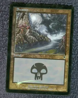 INVASION SWAMP (342) FOIL Magic the Gathering Unplayed Near Mint - Image 1