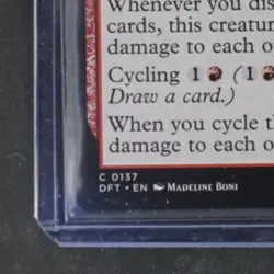 2025 MAGIC: THE GATHERING AETHERDRIFT #0137 MAGMAKIN ARTILLERIST FOIL - Image 4