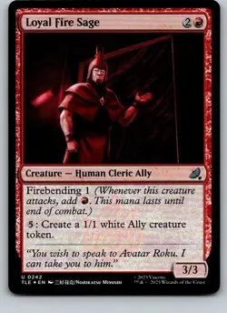 Loyal Fire Sage – TLE – FOIL – 242 – MTG - Image 1