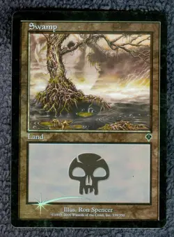 INVASION SWAMP (339) FOIL Magic the Gathering Unplayed Near Mint - Image 1