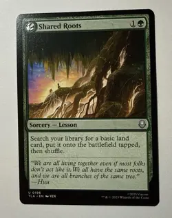 Shared Roots [TLA - 196] Uncommon NM Avatar: The Last Airbender MTG - Image 1