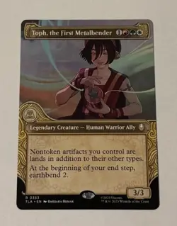 MTG Toph, the First Metalbender (Showcase) Avatar: The Last Airbender LP - Image 1