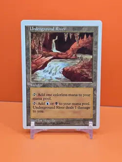 1997 Magic The Gathering UNDERGROUND RIVER 5TH EDITION NEAR MINT - Image 1