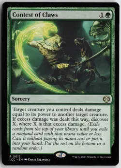 Contest of Claws regular R Commander: The Lost Caverns of Ixalan 12 Near Mint - Image 1