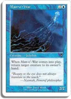 Man-o'-War Light Play, English Magic the Gathering MTG Battle Royale - Image 1