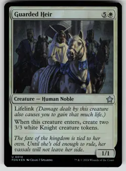 Guarded Heir Foil U Foundations 14 NM - Image 1