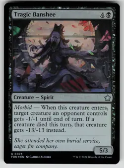 Tragic Banshee Foil U Foundations 73 NM - Image 1