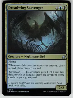 Dreadwing Scavenger Foil U Foundations 118 NM - Image 1