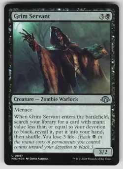 Grim Servant Foil U Modern Horizons 3 97 NM - Image 1