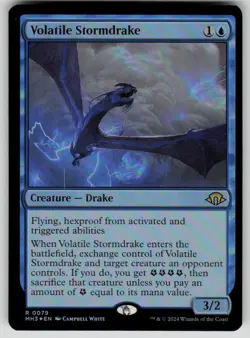Volatile Stormdrake Foil Rare Modern Horizons 3 79 MTG Near Mint 2024 - Image 1