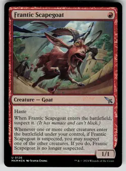 Frantic Scapegoat Foil U Murders at Karlov Manor 126 NM - Image 1
