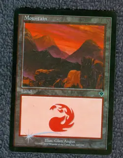 INVASION MOUNTAIN (345) FOIL Magic the Gathering Unplayed Near Mint - Image 1
