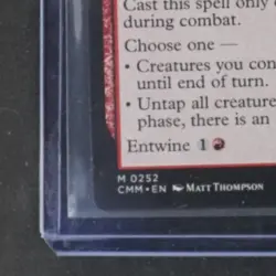 2023 MAGIC: THE GATHERING COMMANDER MASTERS #252 SAVAGE BEATING FOIL - Image 4