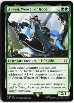 Arwen, Weaver of Hope R Commander: The Lord of the Rings: 35 LP-NM - Image 1