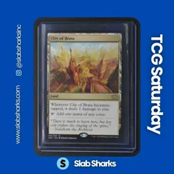 2022 MAGIC: THE GATHERING DOUBLE MASTERS #321/331 CITY OF BRASS RARE - Image 1