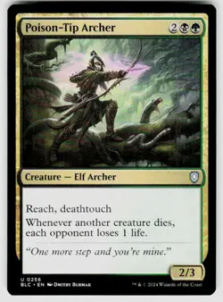 Poison-Tip Archer - 256 - NM - Commander: Bloomburrow - Image 1