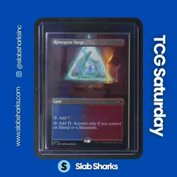 2025 MAGIC: THE GATHERING AETHERDRIFT #0372 RIVERPYRE VERGE BL FOIL RARE - Image 1