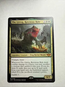 The Gitrog, Ravenous Ride - 206 - Outlaws of Thunder Junction (OTJ) MTG - Image 1