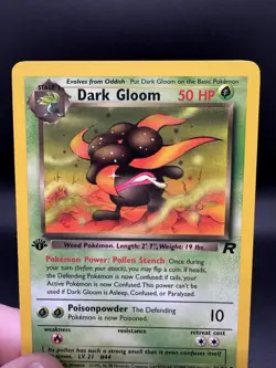 Pokemon TCG Dark Gloom 36/82 Team Rocket 1st Edition Vintage WOTC LP - Image 3