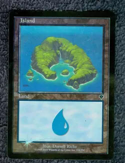 INVASION ISLAND (338) FOIL Magic the Gathering Unplayed Near Mint - Image 1