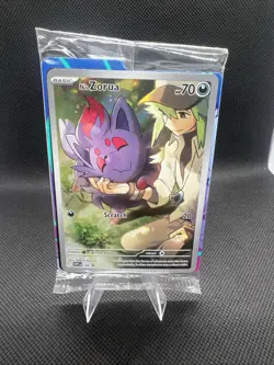 N's Zorua 189 ETB Promo Sealed Pokemon TCG Journey Together NM - Image 1