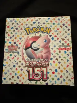 Pokemon 151 Japanese Booster Box Sealed - Image 1
