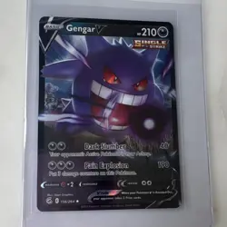 The Pokemon Company Pokemon TCG Gengar V 156/264 Fusion Strike Ultra Rare Holo - Image 2