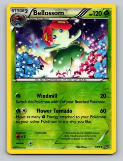 Bellossom 4/98 Uncommon XY Ancient Origins Pokemon Reverse Holo NM - Image 1