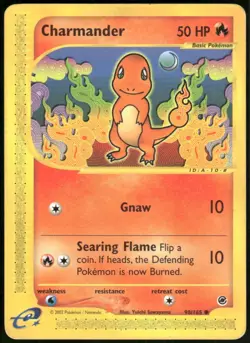 Charmander (98) Pokemon Expedition Base Set 098/165 LP - Image 1