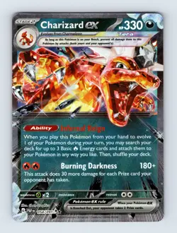 Charizard ex - Paldean Fates 054/091 - Double Rare - NM - Pokemon - Image 1