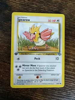 Pokemon Jungle 1st Edition Spearow 62/64 Non Holo NM-MINT - Image 1