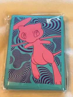 Mew Pokemon Center Exclusive Fusion Strike ETB Card Sleeves 65 Ct Factory Sealed - Image 1