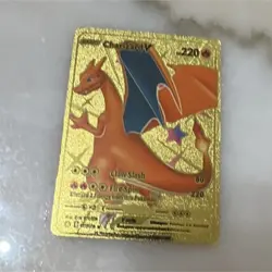 Pokemon Charizard EX 196 Sv: Scarlet & Violet Promo Holo Metal Card - Image 1