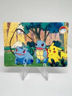Pokemon Vintage Pocket Monsters Vending HOLO Prism Sticker 1999 Nintendo Japan - Image 2