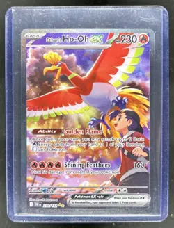 2025 Pokemon Destined Rivals Ethan's Ho-Oh ex #230/182 - Image 1