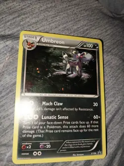 Pokemon TCG Umbreon XY96 Holo Black Star Promo Card 2016 - Image 2