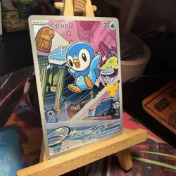 Piplup 042 First Partners Illustration Rare Black Star Promo Pokemon TCG MINT - Image 2